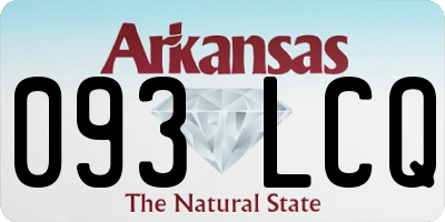 AR license plate 093LCQ