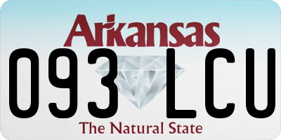 AR license plate 093LCU