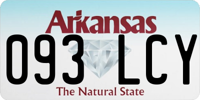 AR license plate 093LCY