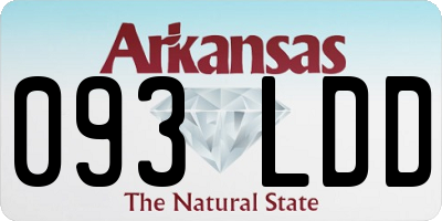AR license plate 093LDD