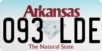AR license plate 093LDE