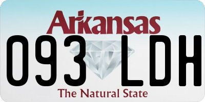 AR license plate 093LDH