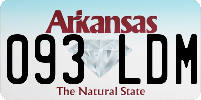 AR license plate 093LDM
