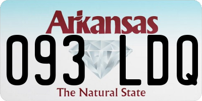 AR license plate 093LDQ