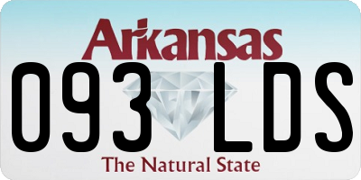 AR license plate 093LDS