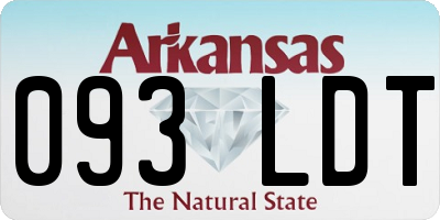 AR license plate 093LDT