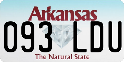 AR license plate 093LDU