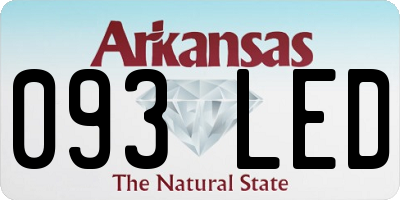 AR license plate 093LED