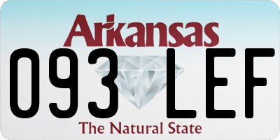 AR license plate 093LEF
