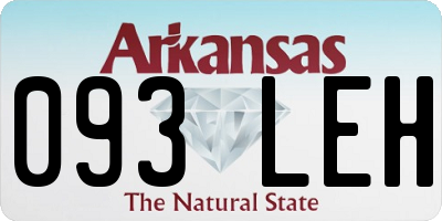AR license plate 093LEH