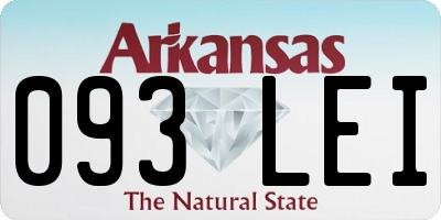 AR license plate 093LEI