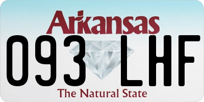 AR license plate 093LHF