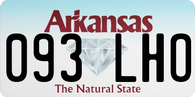 AR license plate 093LHO