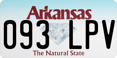AR license plate 093LPV