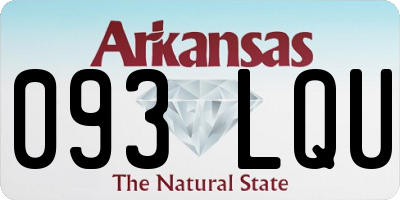 AR license plate 093LQU