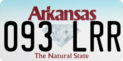 AR license plate 093LRR