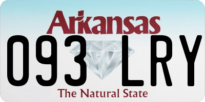 AR license plate 093LRY