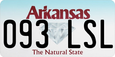 AR license plate 093LSL
