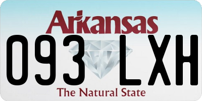 AR license plate 093LXH