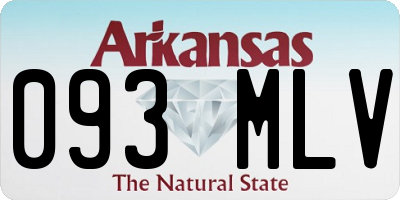 AR license plate 093MLV