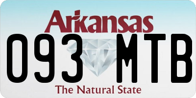 AR license plate 093MTB