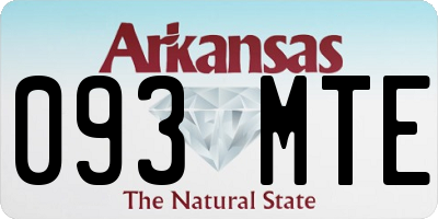 AR license plate 093MTE