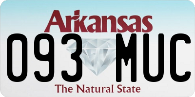 AR license plate 093MUC