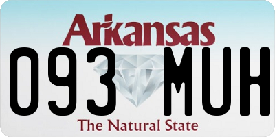 AR license plate 093MUH