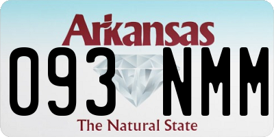AR license plate 093NMM