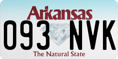 AR license plate 093NVK