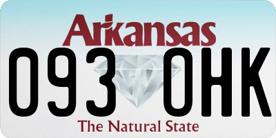 AR license plate 093OHK