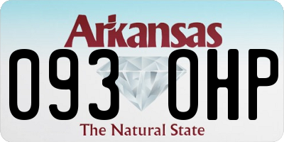 AR license plate 093OHP