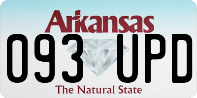 AR license plate 093UPD