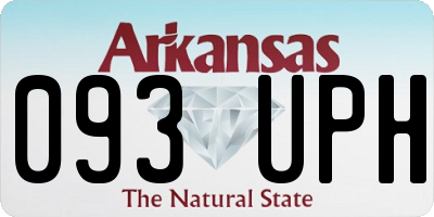 AR license plate 093UPH