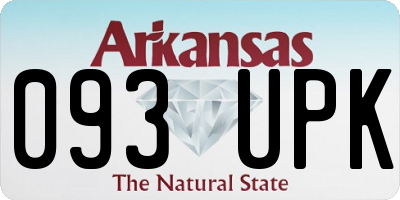 AR license plate 093UPK