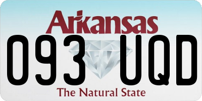 AR license plate 093UQD