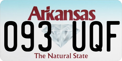 AR license plate 093UQF