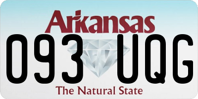 AR license plate 093UQG