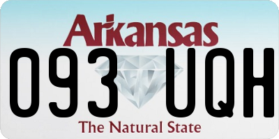 AR license plate 093UQH