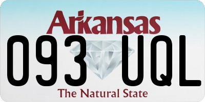 AR license plate 093UQL