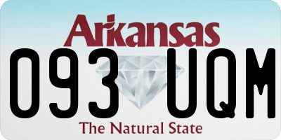 AR license plate 093UQM