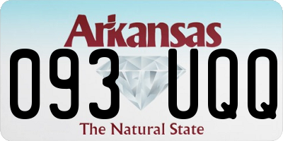 AR license plate 093UQQ
