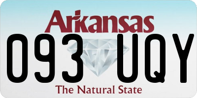 AR license plate 093UQY