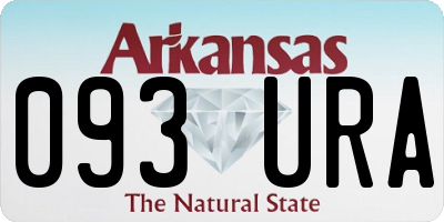 AR license plate 093URA