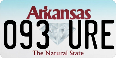 AR license plate 093URE