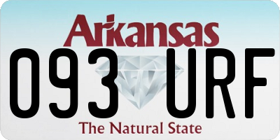 AR license plate 093URF