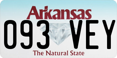AR license plate 093VEY