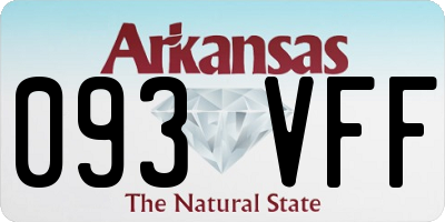 AR license plate 093VFF