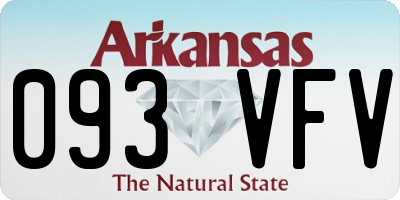 AR license plate 093VFV