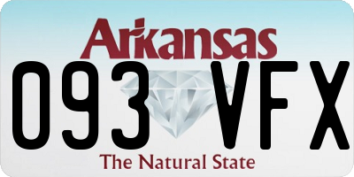 AR license plate 093VFX